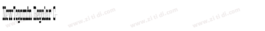 NewTegomin Regular C字体转换